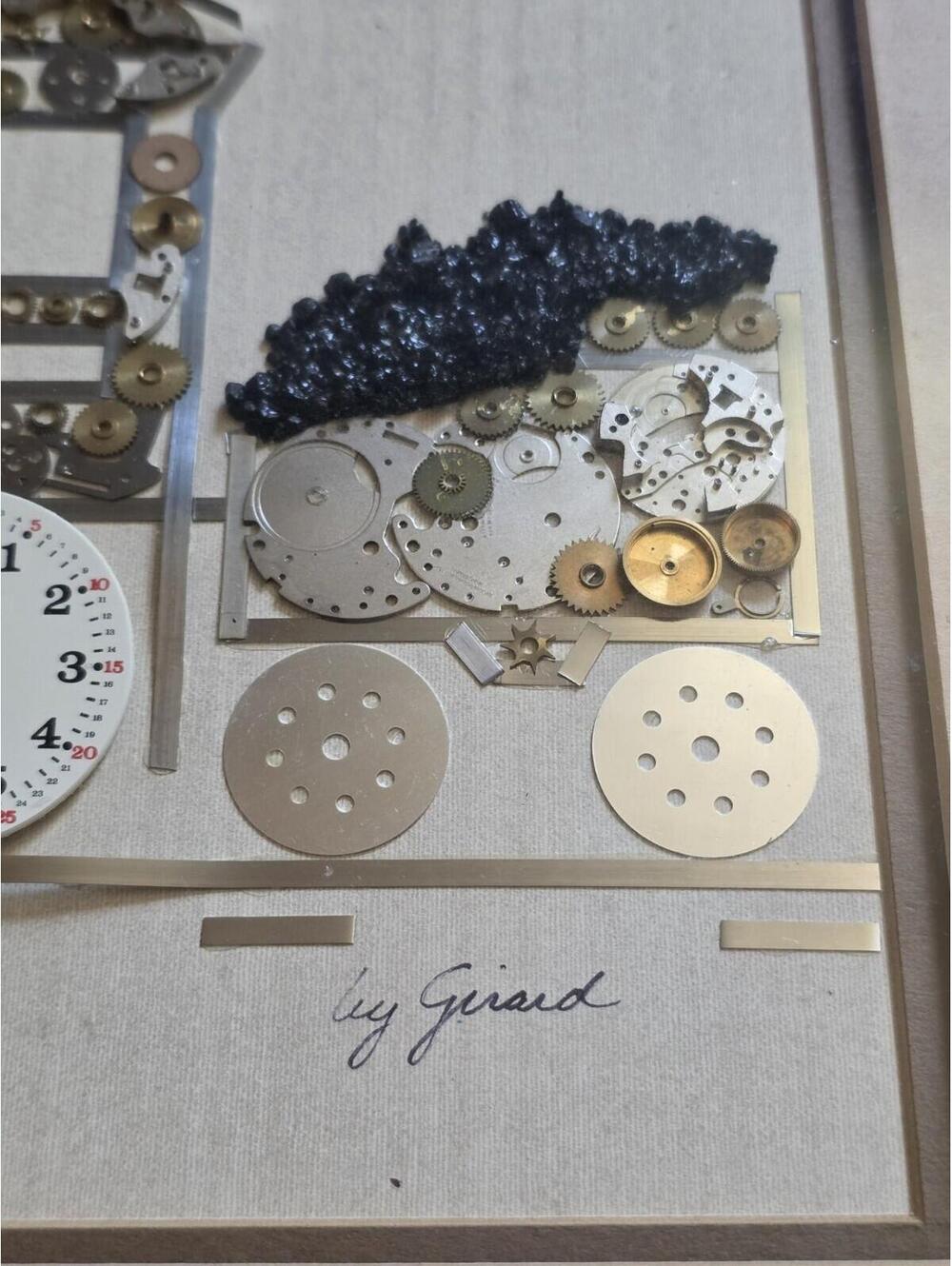 GIRARDS WATCH PICTURES Steam Engine made out of watch parts - Picture 5 of 7